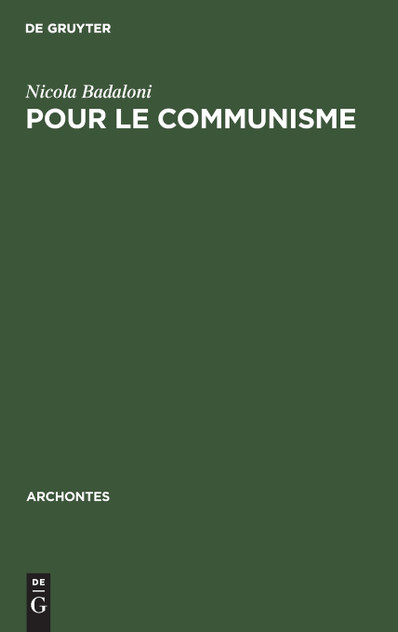 Pour le communisme
