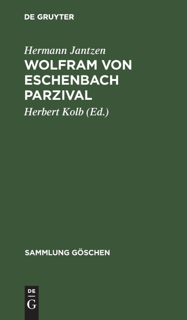 Wolfram von Eschenbach Parzival Wolfram von Eschenbach Parzival