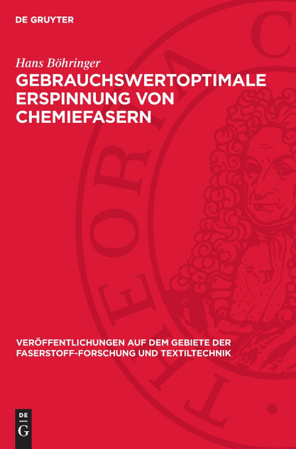 Gebrauchswertoptimale Erspinnung von Chemiefasern