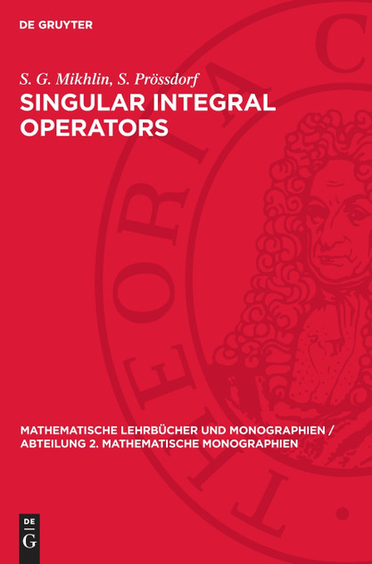 Singular Integral Operators