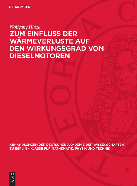 Zum Einfluss der Wärmeverluste auf den Wirkungsgrad von Dieselmotoren Zum Einfluss der Wärmeverluste auf den Wirkungsgrad von Dieselmotoren