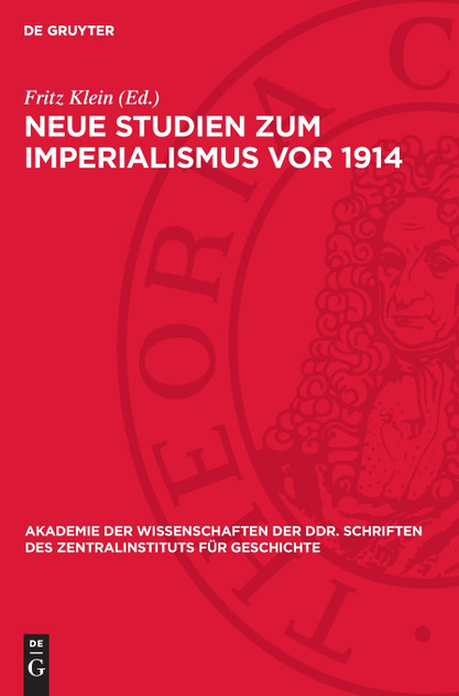 Neue Studien zum Imperialismus vor 1914 Neue Studien zum Imperialismus vor 1914
