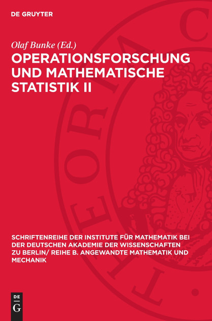 Operationsforschung und mathematische Statistik II