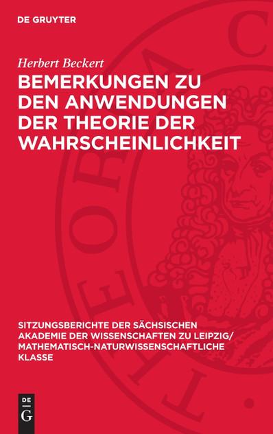 Bemerkungen zu den Anwendungen der Theorie der Wahrscheinlichkeit