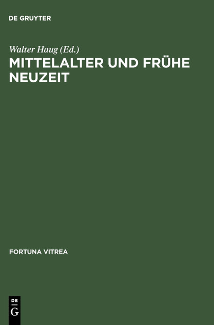 Mittelalter und frühe Neuzeit Mittelalter und frühe Neuzeit