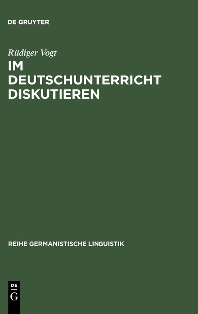 Im Deutschunterricht diskutieren