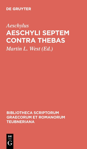 Aeschyli Septem Contra Thebas Aeschyli Septem Contra Thebas