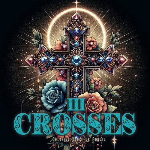 Crosses Coloring Book for Adults 3 Crosses Coloring Book for Adults 3