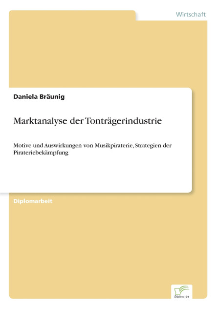 Marktanalyse der Tonträgerindustrie