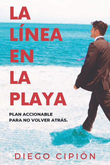 La línea en la playa La línea en la playa