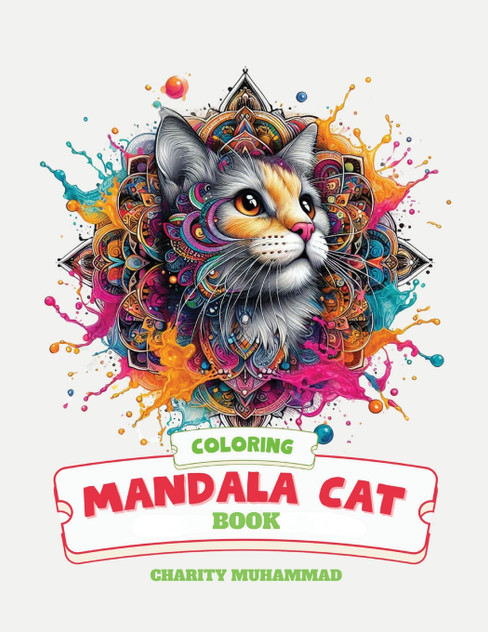 Mandala Cat Coloring Mandala Cat Coloring