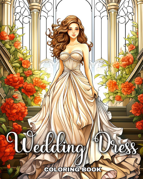 Wedding Dress Coloring Book Wedding Dress Coloring Book