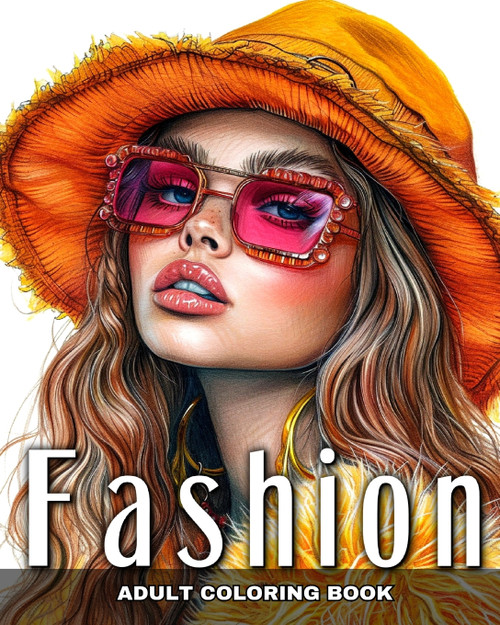Adult Coloring Book Fashion Adult Coloring Book Fashion
