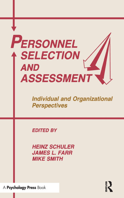 Personnel Selection and Assessment Personnel Selection and Assessment