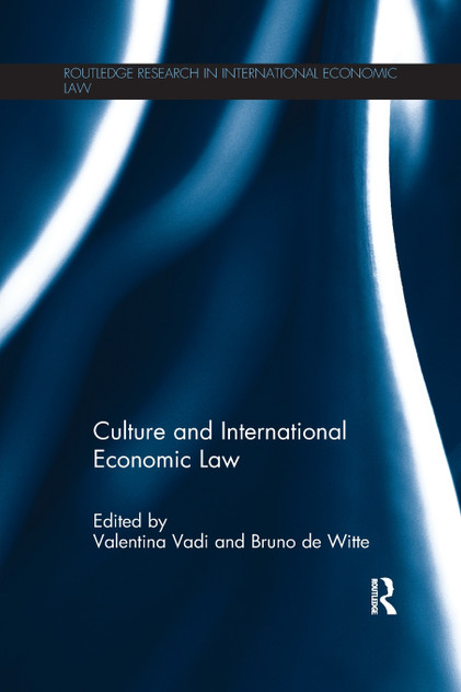 Culture and International Economic Law Culture and International Economic Law