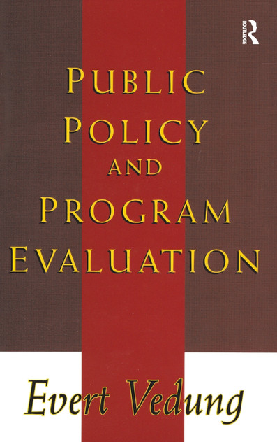 Public Policy and Program Evaluation