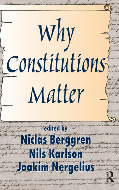 Why Constitutions Matter