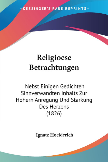 Religioese Betrachtungen Religioese Betrachtungen