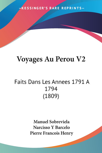 Voyages Au Perou V2
