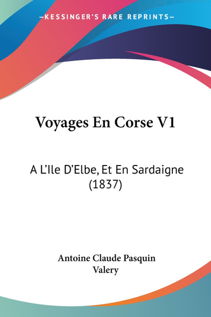 Voyages En Corse V1 Voyages En Corse V1