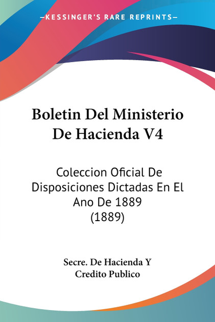 Boletin Del Ministerio De Hacienda V4 Boletin Del Ministerio De Hacienda V4