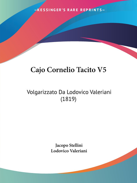 Cajo Cornelio Tacito V5 Cajo Cornelio Tacito V5