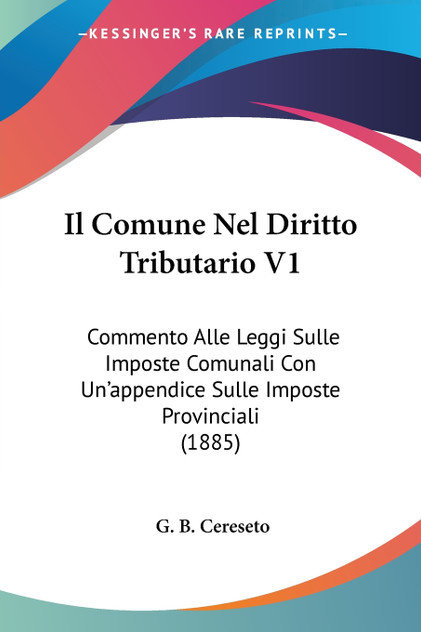 Il Comune Nel Diritto Tributario V1