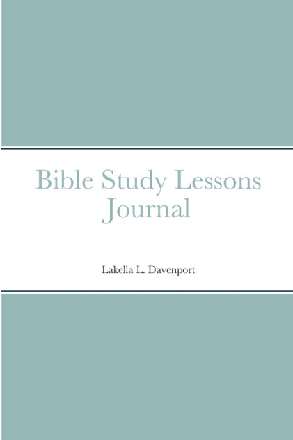 Bible Study Lessons Journal