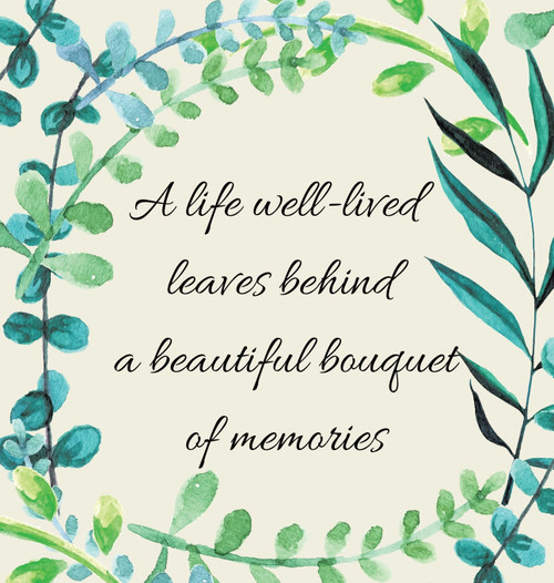 In Loving Memory Condolence Book (Hardback cover) In Loving Memory Condolence Book (Hardback cover)