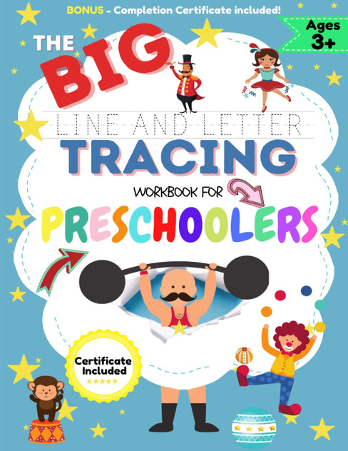The BIG Line and Letter Tracing Workbook For Preschoolers The BIG Line and Letter Tracing Workbook For Preschoolers