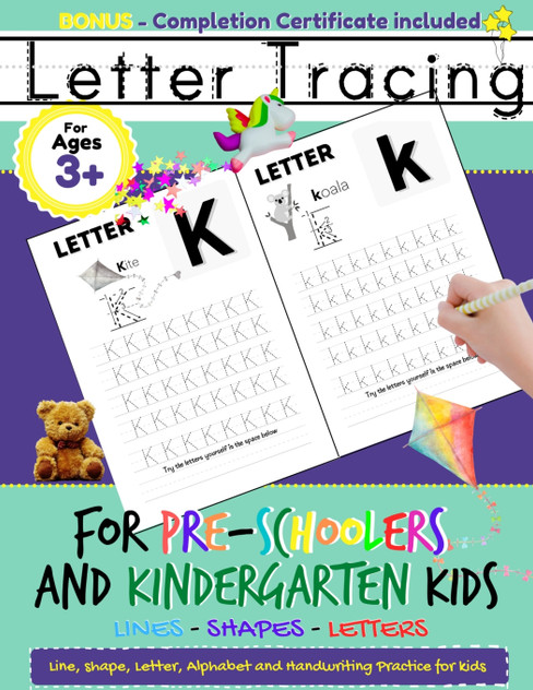 Letter Tracing For Pre-Schoolers and Kindergarten Kids Letter Tracing For Pre-Schoolers and Kindergarten Kids
