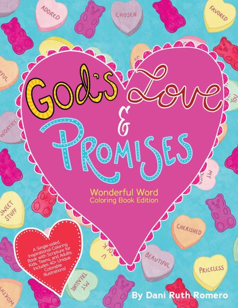 God's Love & Promises - Single-sided Inspirational Coloring Book with Scripture for Kids, Teens, and Adults, 40+ Unique Colorable Illustrations God's Love & Promises - Single-sided Inspirational Coloring Book with Scripture for Kids, Teens, and Adults, 40+ Unique Colorable Illustrations