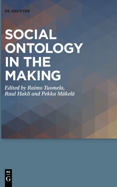 Social Ontology in the Making