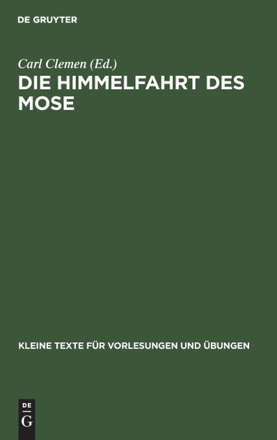 Die Himmelfahrt des Mose Die Himmelfahrt des Mose