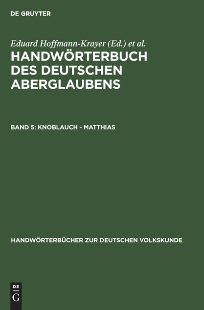 Knoblauch - Matthias Knoblauch - Matthias