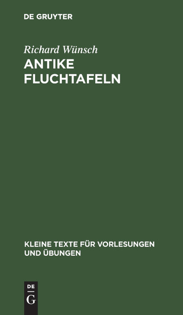 Antike Fluchtafeln