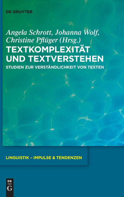 Textkomplexität und Textverstehen Textkomplexität und Textverstehen