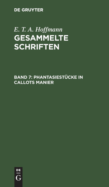 Phantasiestücke in Callots Manier
