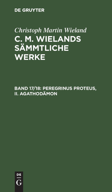Peregrinus Proteus, II. Agathodämon Peregrinus Proteus, II. Agathodämon