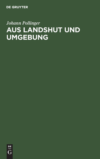 Aus Landshut und Umgebung Aus Landshut und Umgebung