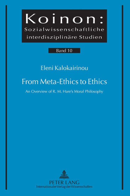 From Meta-Ethics to Ethics From Meta-Ethics to Ethics