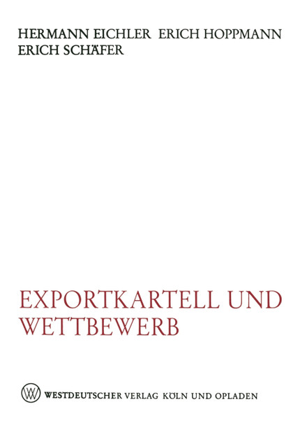 Exportkartell und Wettbewerb