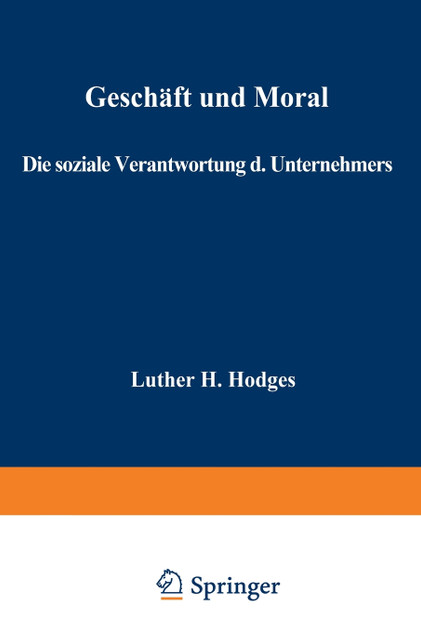 Geschaft Und Moral Geschaft Und Moral