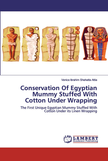 Conservation Of Egyptian Mummy Stuffed With Cotton Under Wrapping