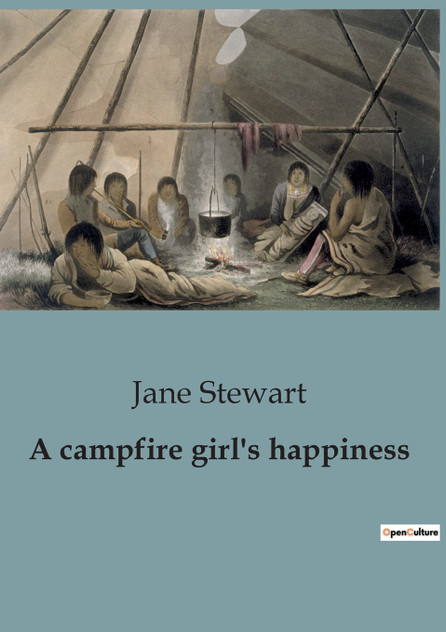 A campfire girl's happiness A campfire girl's happiness