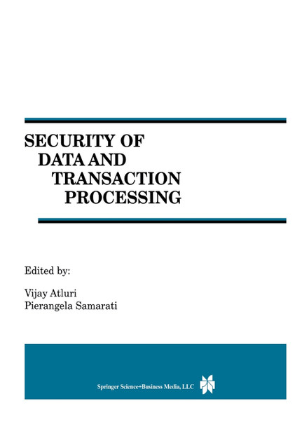 Security of Data and Transaction Processing