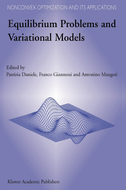 Equilibrium Problems and Variational Models