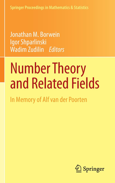 Number Theory and Related Fields