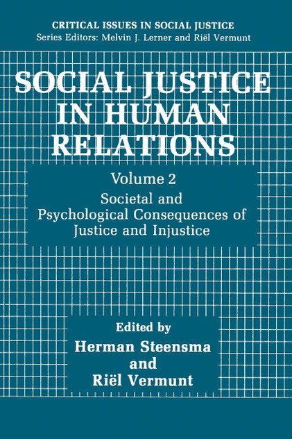 Social Justice in Human Relations Volume 2 Social Justice in Human Relations Volume 2