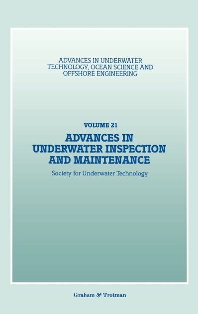 Advances in Underwater Inspection and Maintenance
